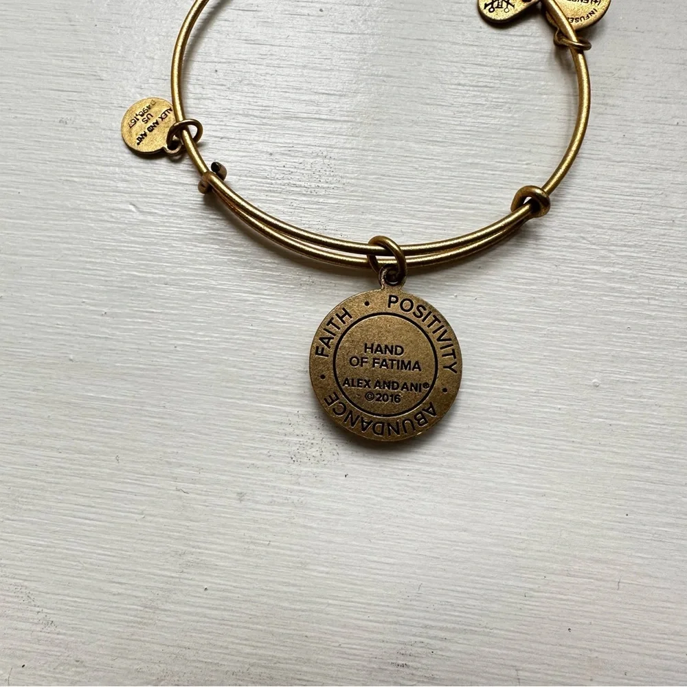 Alex and Ani ‘hand of Fatima’ worn 1 time